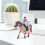 De Caballo De Plástico Con Jinete Decorativa Para 10