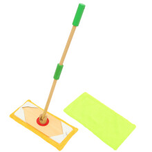 De Fregona Desmontable De Madera Para Niños