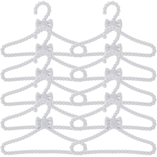 100 Unidades Pequeñas De Plástico Para Ropa De Muñecas 1