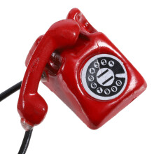 Mini Teléfono Vintage Para Casa De Muñecas Accesorio Decorativo
