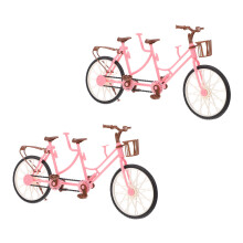 2 Unidades Accesorios Para Muñecas Bicicletas Plazas Niños