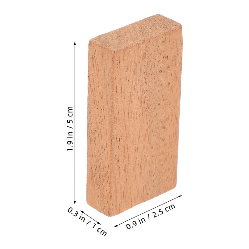 50 Unidades Fichas De Madera Aire 2