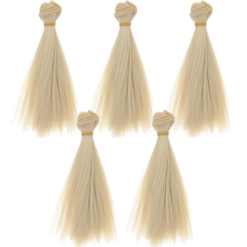 5 Unidades De Cabello Para Muñecas Manualidades Diy 1