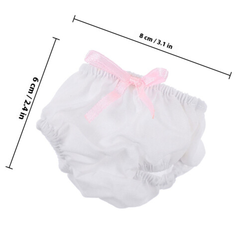 6 Unidades Braguitas De Ropa Interior Miniatura Accesorios 1