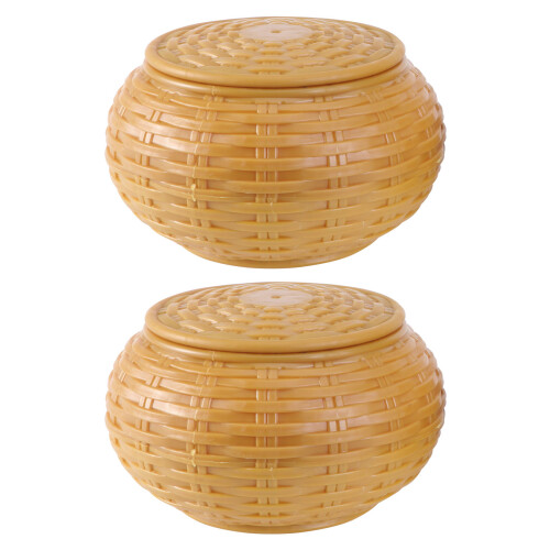 2 Unidades Madera Go Almacenamiento Lata