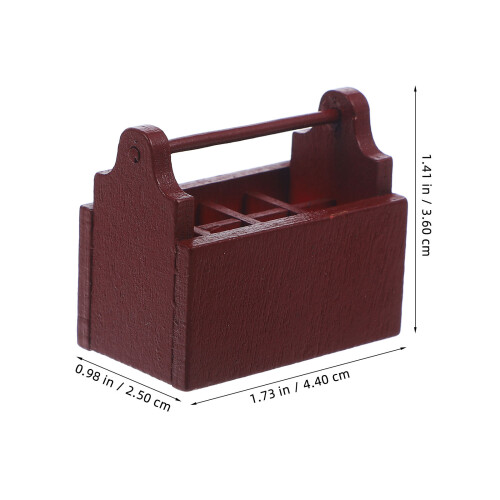 De Herramientas Miniatura Para Casa De Muñecas Con Caja 1