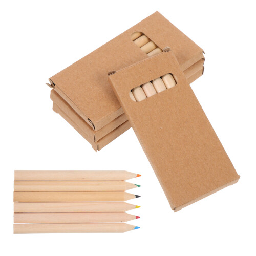 4 Cajas De Lápices De De Madera Para Escuela 1