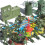 37 Pièces Enfants Simulation Militaire Scène Sable Jouet DIY 8
