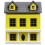 Miniatura De Casa Mini Villa De Madera Accesorio Para Muñecas 6