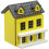 Miniatura De Casa Mini Villa De Madera Accesorio Para Muñecas 7