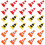 30 Unidades De Tráfico En Miniatura Y 9