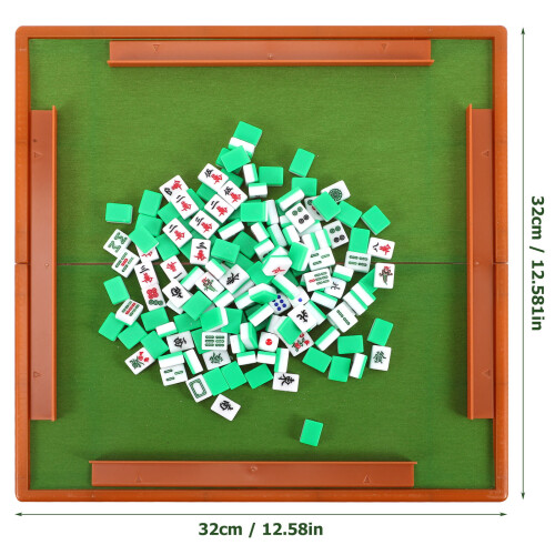 1 Set Mini Kit De Mahjong Transparent Pour Maison Et Voyage 2