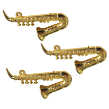 3 Unidades 1:12 Instrumento Musical Miniatura Saxofón Para Niños