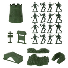 100 Pièces Figurine Soldat Militaire En Plastique Pour Maquette
