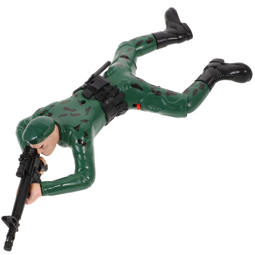 1 Pièce Jouet Soldat Ramper Électrique Et 2