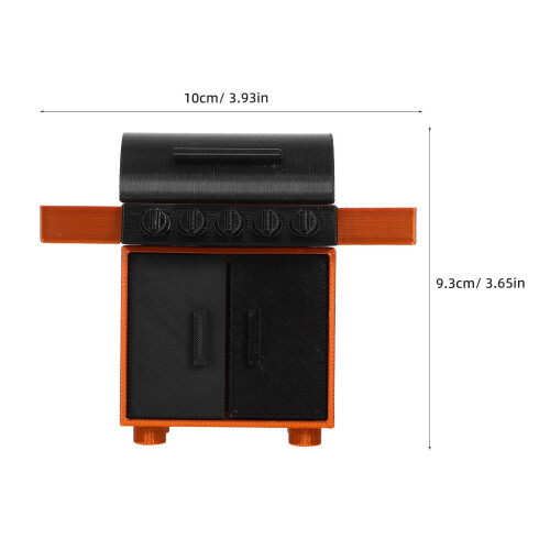 Miniatura Bbq Escala 1:12 Para Casa De Muñecas 1