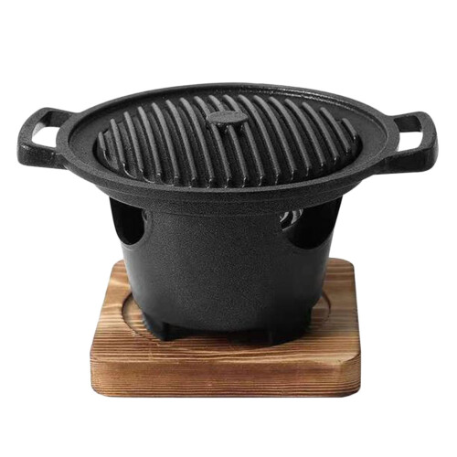 Ensemble Plaque Grillage Fourneau Barbecue 1
