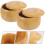 2 Pièces Bol De Rangement Pour D'échecs En Bois 8
