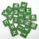 100 Pièces Paillettes Bois Naturel Vert Alphabet Bébé 11