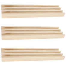 3 Pièces De Supports Pour Dominos En Bois, Porte-Dominos
