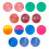 25Pcs Bright Assorted Color Elastic Bouncy Balls For Kids 1