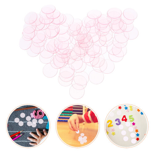 100 Pièces Marqueurs Translucides En Plastique Pour 1