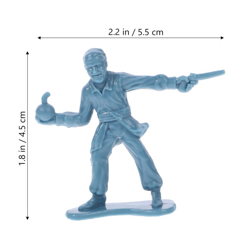80 Pièces Soldats Pirates Figurines Miniatures Pour Table À Sable 1