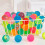 25Pcs Bright Assorted Color Elastic Bouncy Balls For Kids 4