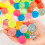 25Pcs Bright Assorted Color Elastic Bouncy Balls For Kids 8