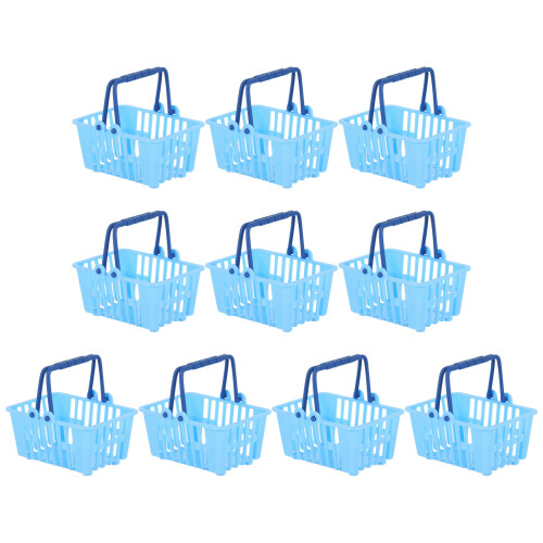 10St Mini Opbergmandje Plastic Mini Huis Decor Accessoires