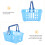 10St Mini Opbergmandje Plastic Mini Huis Decor Accessoires 8
