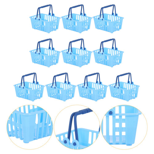 10St Mini Opbergmandje Plastic Mini Huis Decor Accessoires 1