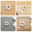 10 Pièces Bille De Roulette 14 Mm Blanche En 7