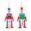2 Pièces Roi En Bois Figurine Main Décoration 1
