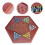 1 Set De Dames En Bois Et Billes 5