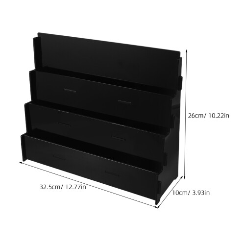 Card Display Stand: Acrylic 3 Layer Baseball Trading Card Holder 2