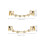 1 Set Grill Paillettes Style Hip Hop Punk 2