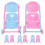 8 Pièces Poussette Bébé Miniature Pour Maison De 1