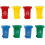 8Pcs Kid Push Plastic Garbage For Children Playing 1