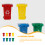 8Pcs Kid Push Plastic Garbage For Children Playing 11