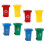 8Pcs Kid Push Plastic Garbage For Children Playing 5