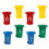 8Pcs Kid Push Plastic Garbage For Children Playing 3