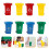 8Pcs Kid Push Plastic Garbage For Children Playing 4