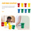 8Pcs Kid Push Plastic Garbage For Children Playing 8