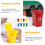 8Pcs Kid Push Plastic Garbage For Children Playing 9