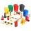 1 Set Miniature Traffic Building Accessory Sand Table Street Layout 6