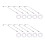 10Pcs Stainless Steel 1/150 Model Railway Train Led Light 1