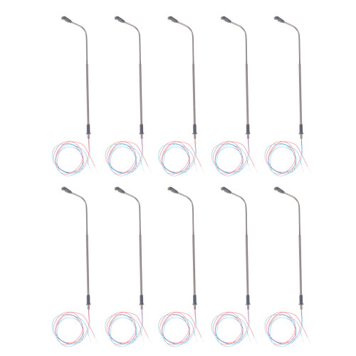 10Pcs Stainless Steel 1/150 Model Railway Train Led Light 2