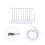 10Pcs Stainless Steel 1/150 Model Railway Train Led Light 4