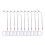 10Pcs Stainless Steel 1/150 Model Railway Train Led Light 6
